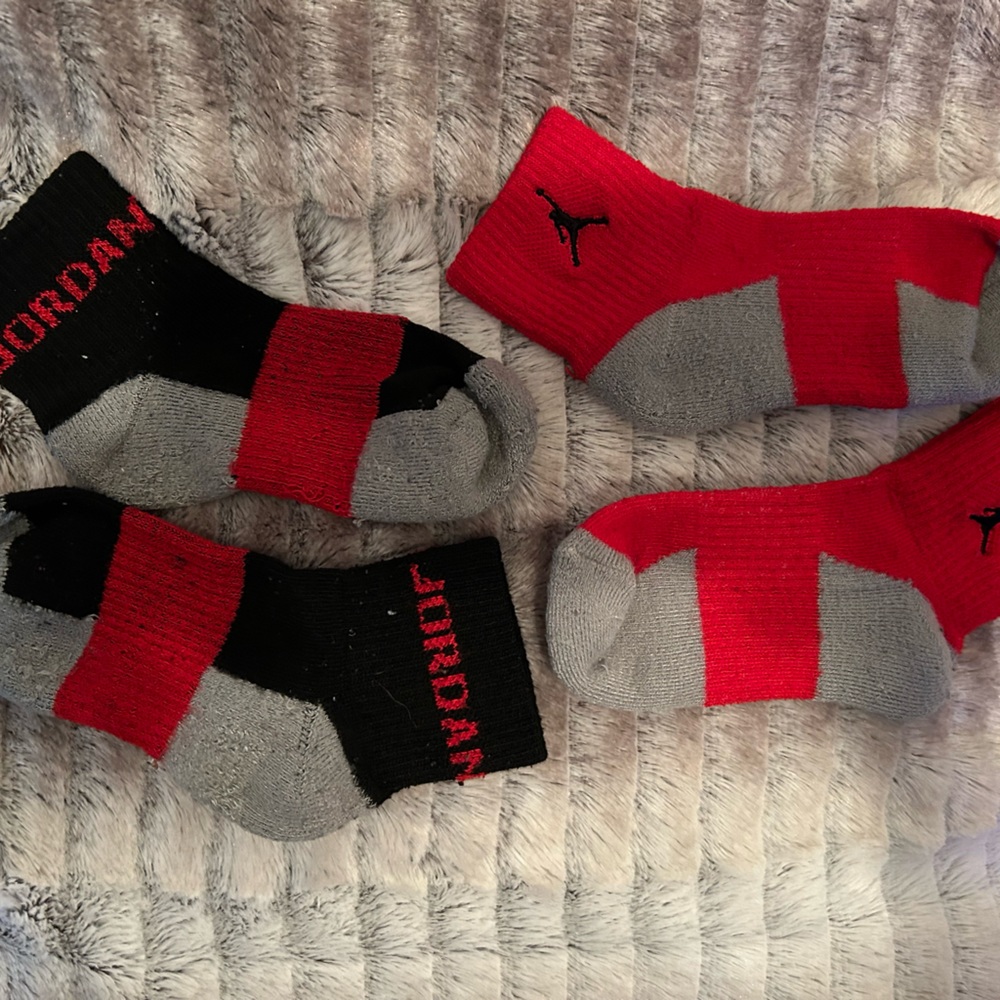 Air Jordan socks, 2 pair toddler boys or girls